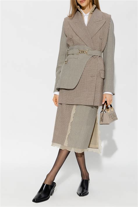 fendi womens skirt suits|fendi skirts for women.